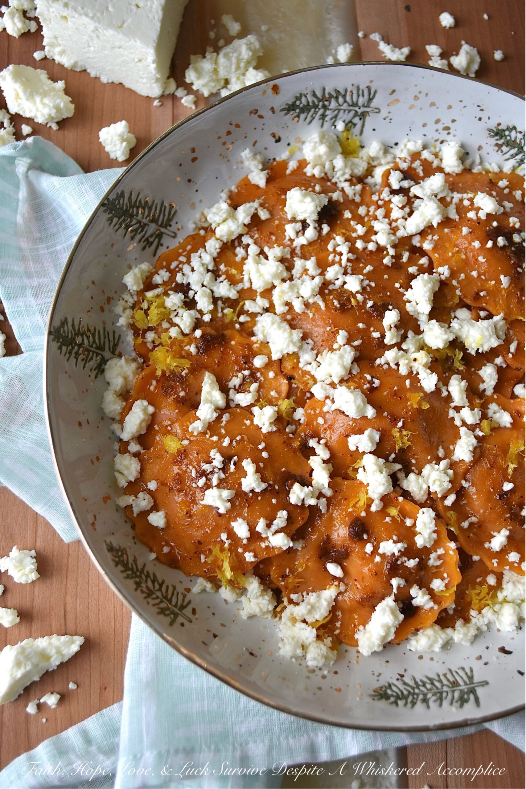 Butternut Squash Taco Ravioli with Queso Fresco