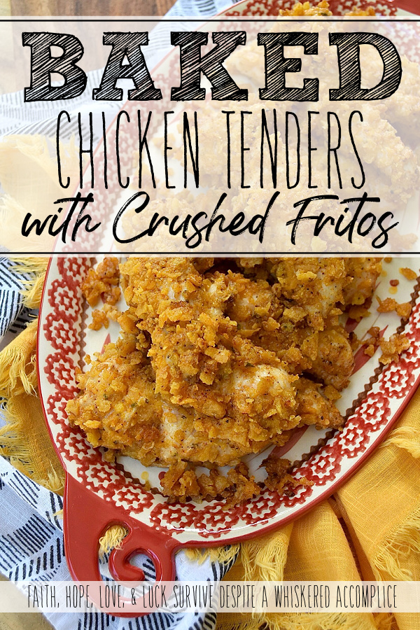 Baked Chicken Tenders with Crushed Fritos - Easy to prepare and perfect for any occasion, these Mexican-inspired baked chicken tenders are sure to be a hit with both kids and adults alike. After being coated in a creamy blend of mayonnaise and zesty taco seasoning, and then covered with a generous layer of crunchy, salty crushed Fritos corn chips, these oven-baked chicken tenders are juicy, perfectly seasoned, and ready to be served as a comforting weeknight meal or a crowd-favorite game day snack.