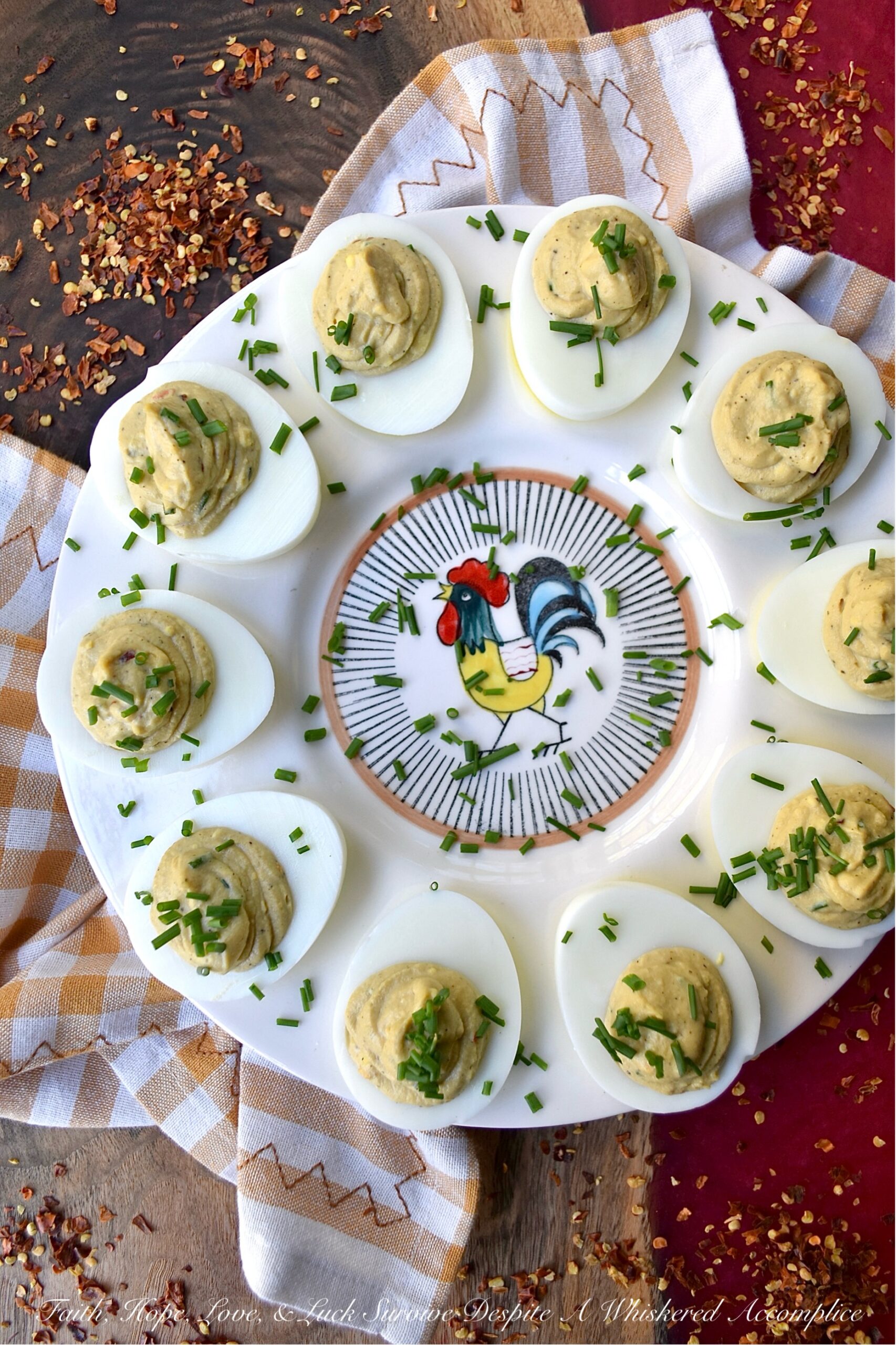 Sweet & Spicy Balsamic Vinegar Deviled Eggs