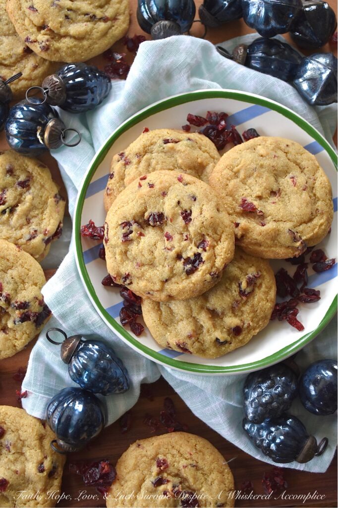 Cornmeal Dried Cranberry Brown Sugar Cookies - While many cookies are typically reserved for dessert, these brown sugar cookies encourage you to think outside of the box. Whether enjoyed alongside a warm bowl of soup, paired with a crisp salad, or as a dessert to conclude a meal, these sweet and savory cornmeal cookies are bound to become an instant favorite, no matter the time of year. With their satisfying yellow cornmeal crunch and their chewy burst of dried cranberry sweetness, they offer a unique and irresistible flavor experience.
