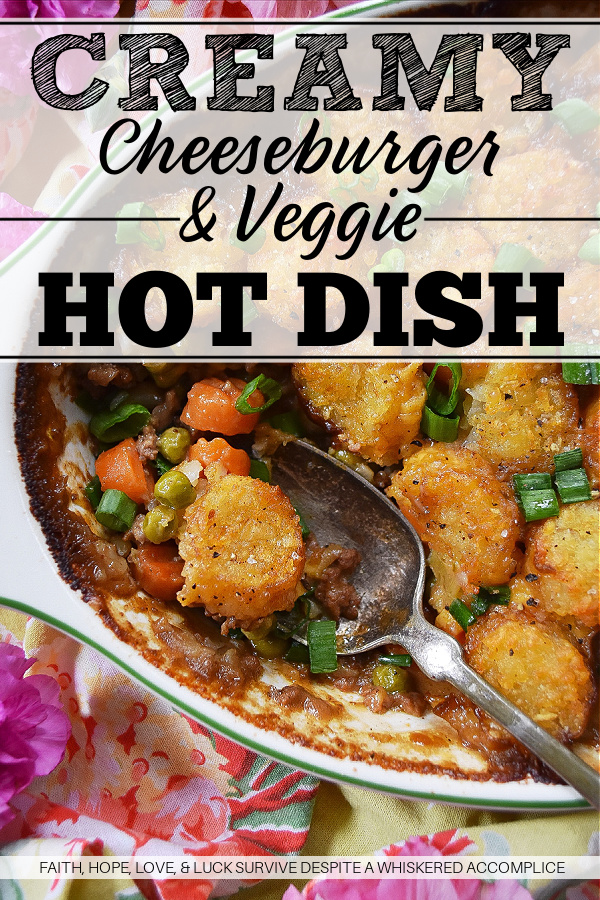 Creamy Cheeseburger & Veggie Hot Dish - This hamburger hot dish casserole is one that will easily steal your heart away with its rich creamy sauce and tater tot topping. Add in lots of veggies, grated cheddar cheese, and a generous amount of stout, and you'll see just why this cheeseburger hot dish is so hard to resist. You definitely won't want to wait till St. Patrick's Day to try this recipe out.