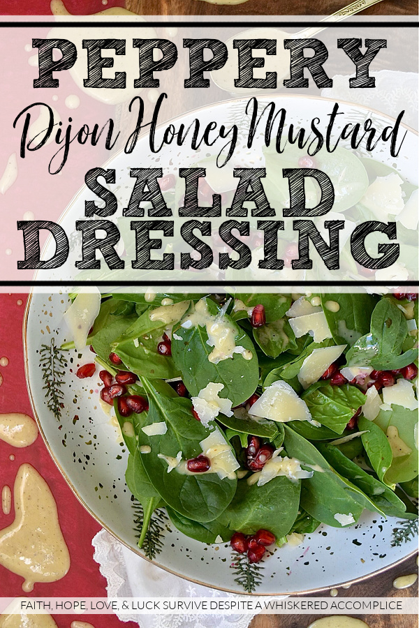 Peppery Dijon Honey Mustard Salad Dressing - Tired of hum-drum, store-bought salad dressings that just don't quite hit the spot? This simple, easy-to-make peppery salad dressing is a real game-changer. With a delightful balance of Dijon mustard, creamy mayonnaise, sweet honey, tangy apple cider vinegar, and a touch of seasoning, this will quickly become your go-to honey mustard salad dressing recipe. Say goodbye to store-bought and hello to homemade perfection.