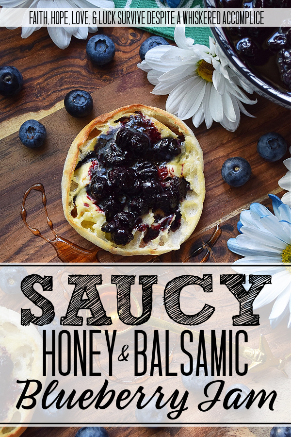Saucy Honey & Balsamic Blueberry Jam - There's nothing quite like homemade jam, although sometimes it can be just a little too sweet, as well as a little too thick in texture. This saucy jam uses honey and balsamic vinegar to give it just the right amount of sweetness and is cooked for a shorter amount of time, resulting in a saucelike consistency. It's perfect for spooning over desserts, like ice cream or cake, or even onto warm breakfast toast, biscuits, or muffins.