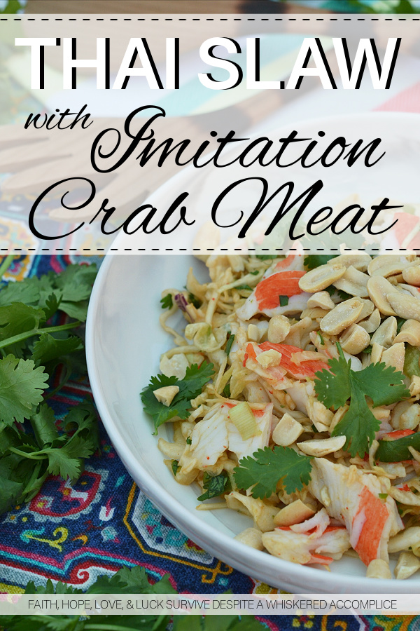 Thai Slaw with Imitation Crab Meat - Craving a vibrant, flavorful salad with seafood that's both quick and satisfying? Look no further. With crunchy peanuts, fragrant cilantro, and a perfectly balanced homemade Thai dressing, this slaw is a guaranteed crowd-pleaser. With the use of pre-shredded store-bought slaw mix and imitation crab meat, this recipe is perfect for potlucks, barbecues, or as a light and refreshing lunch or dinner.