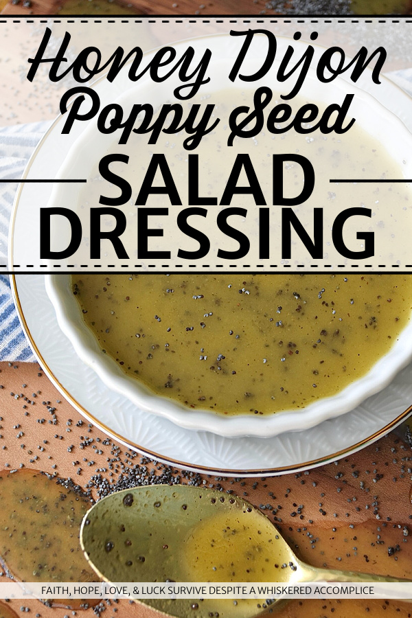 Honey Dijon Poppy Seed Salad Dressing - Are you tired of the same old boring salads? This versatile homemade poppy seed salad dressing recipe combines the sweetness of honey, the richness of olive oil, and the tangy zip of apple cider vinegar, while a touch of Dijon mustard adds depth of flavor, beautiful color, and a welcome hint of saltiness. But it's the poppy seeds that truly make this salad dressing a winner, adding a delightful texture and subtle nutty flavor. This Honey Dijon Poppy Seed Salad Dressing is also incredibly adaptable, perfect for tossing with pasta salad, adding flavor to coleslaw, or even replacing mayonnaise in your favorite potato salad.