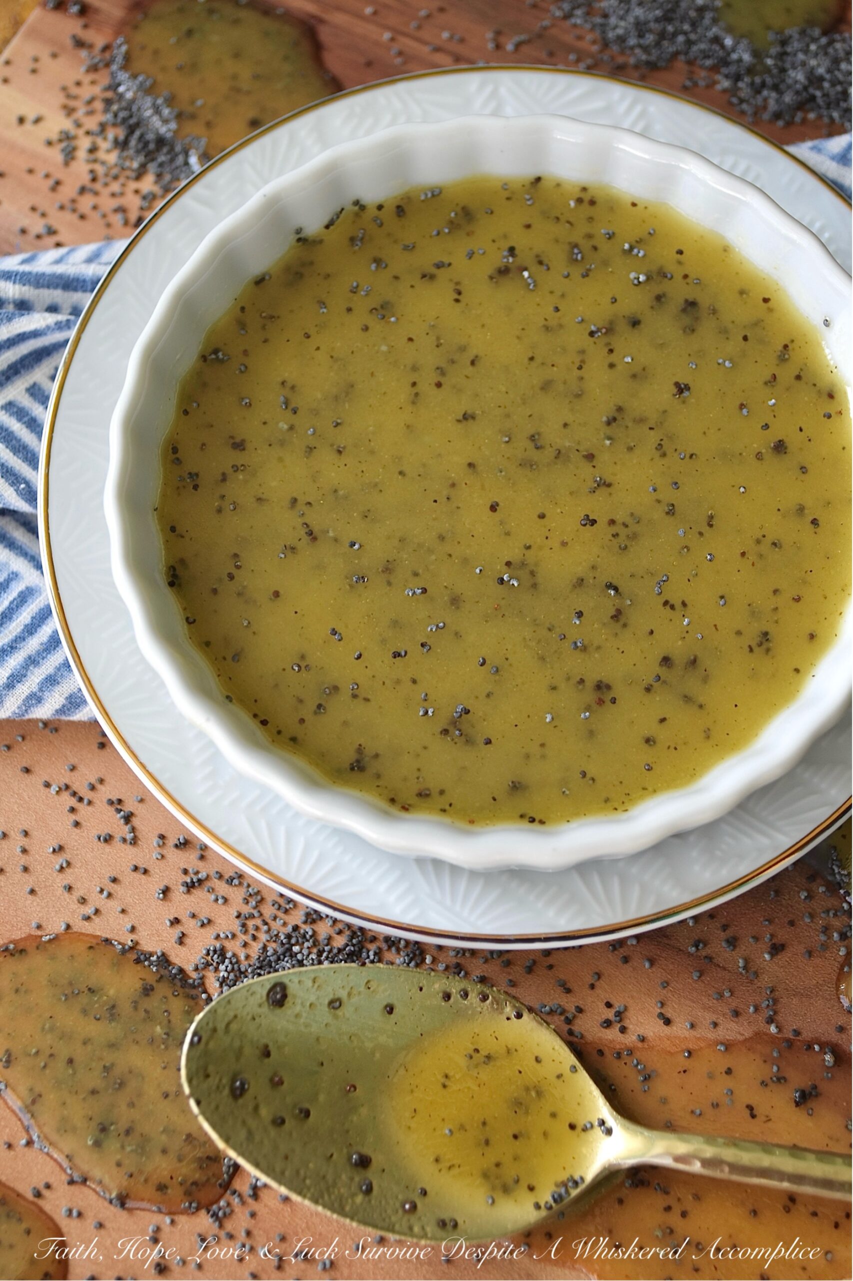 Honey Dijon Poppy Seed Salad Dressing