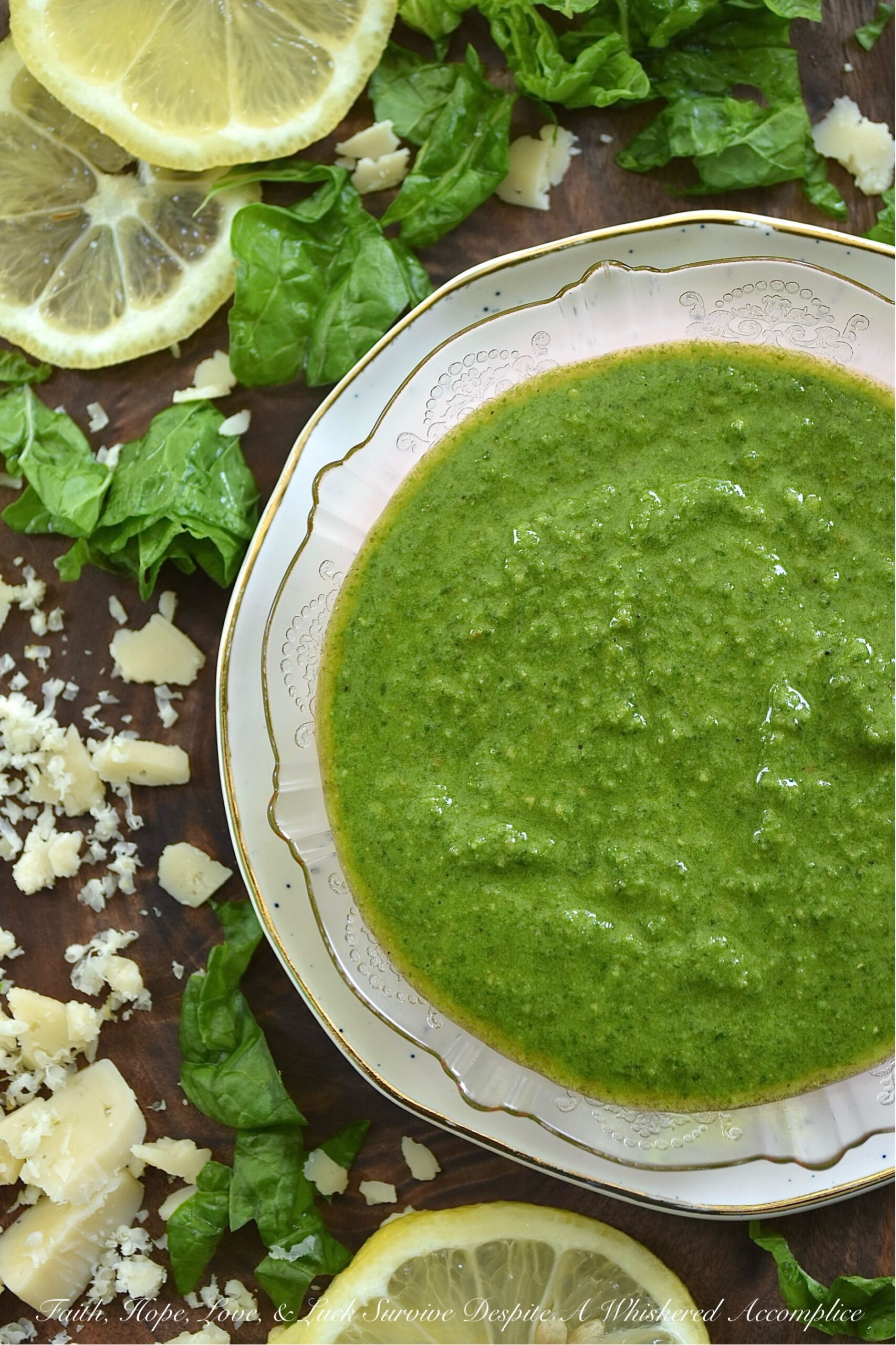 Swiss Chard Pesto with Lemon Zest