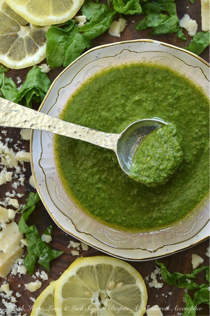 Swiss Chard Pesto with Lemon Zest - Tired of the same old basil pesto? Or perhaps you're fresh out of basil and looking to shake things up a bit? This recipe offers a delicious and unique twist on traditional pesto, utilizing Swiss chard leaves to create a vibrant and flavorful condiment. Perfect for dipping crusty bread, drizzling over pizza, or tossing with your favorite pasta, this Swiss chard pesto, with its bright hint of lemon zest, adds a burst of freshness that you'll enjoy adding to all of your favorite dishes.