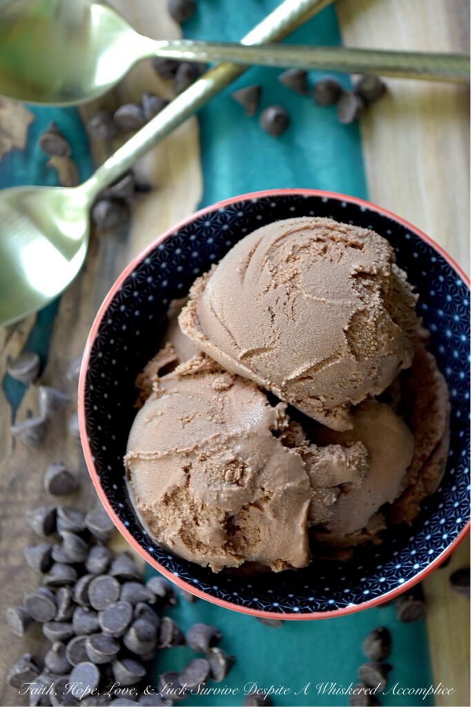 Chocolate Ice Cream (Made with Real Chocolate) - Whether you enjoy it straight from the bowl or paired with warm brownies, cake, or cookies, this chocolate ice cream made with real chocolate is a dream come true for any chocolate lover. Made from scratch with simple ingredients like heavy whipping cream, whole milk, granulated sugar, unsweetened cocoa powder, and semi-sweet chocolate chips, this frozen treat is simply irresistible. Each heavenly bite is packed with rich chocolatey goodness, guaranteed to satisfy even the most serious chocolate cravings.