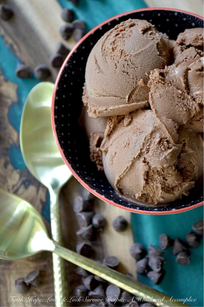 Chocolate Ice Cream (Made with Real Chocolate) - Whether you enjoy it straight from the bowl or paired with warm brownies, cake, or cookies, this chocolate ice cream made with real chocolate is a dream come true for any chocolate lover. Made from scratch with simple ingredients like heavy whipping cream, whole milk, granulated sugar, unsweetened cocoa powder, and semi-sweet chocolate chips, this frozen treat is simply irresistible. Each heavenly bite is packed with rich chocolatey goodness, guaranteed to satisfy even the most serious chocolate cravings.