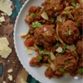 Italian Turkey Meatballs with Tomato Sauce - Forget dry and bland meatballs. These ground turkey meatballs are bursting with flavor thanks to a blend of Italian seasoning, parmesan cheese, and a touch of grated sweet yellow onion. Skillet-browned to perfection and then gently simmered in your favorite store-bought or homemade chunky tomato sauce, these Italian meatballs are simple to prepare and utterly delicious. Whether you serve them with pasta or vegetables, use them to top a pizza, or pile them high on a meatball sub, their versatility and simplicity make them an absolute dream for busy evenings.