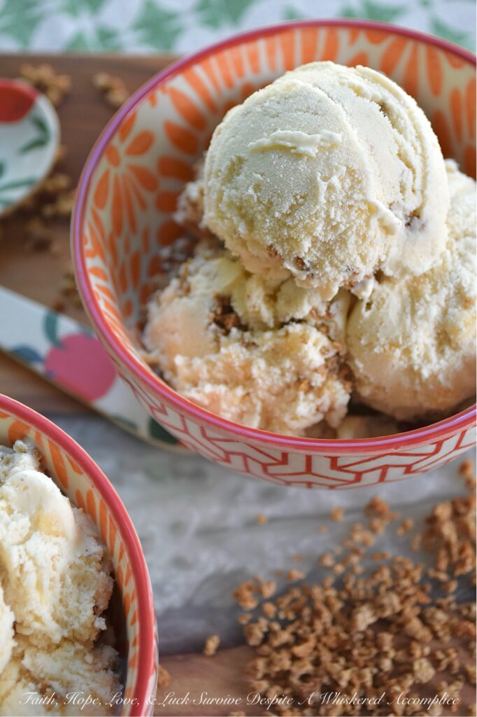 Cinnamon Peach Ice Cream with Grape-Nuts - When summer peaches are at their peak, bursting with juicy sweetness, there’s no better way to celebrate the season than with a homemade frozen treat. This delightful peach ice cream showcases the vibrant flavor of fresh, in-season peaches, delivering sun-kissed sweetness with every scoop. A hint of cinnamon adds warmth and complexity to the creamy base, while layers of crunchy Grape-Nuts cereal introduce a surprising and satisfying contrast to the rich, creamy dessert. This versatile recipe is perfect for highlighting fresh summer peaches, but it also works wonderfully with frozen peaches, allowing you to enjoy a taste of sunshine all year long.