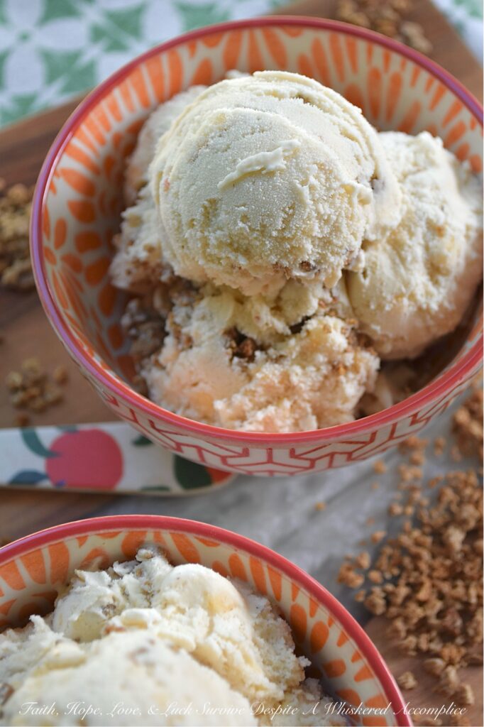 Cinnamon Peach Ice Cream with Grape-Nuts - When summer peaches are at their peak, bursting with juicy sweetness, there’s no better way to celebrate the season than with a homemade frozen treat. This delightful peach ice cream showcases the vibrant flavor of fresh, in-season peaches, delivering sun-kissed sweetness with every scoop. A hint of cinnamon adds warmth and complexity to the creamy base, while layers of crunchy Grape-Nuts cereal introduce a surprising and satisfying contrast to the rich, creamy dessert. This versatile recipe is perfect for highlighting fresh summer peaches, but it also works wonderfully with frozen peaches, allowing you to enjoy a taste of sunshine all year long.