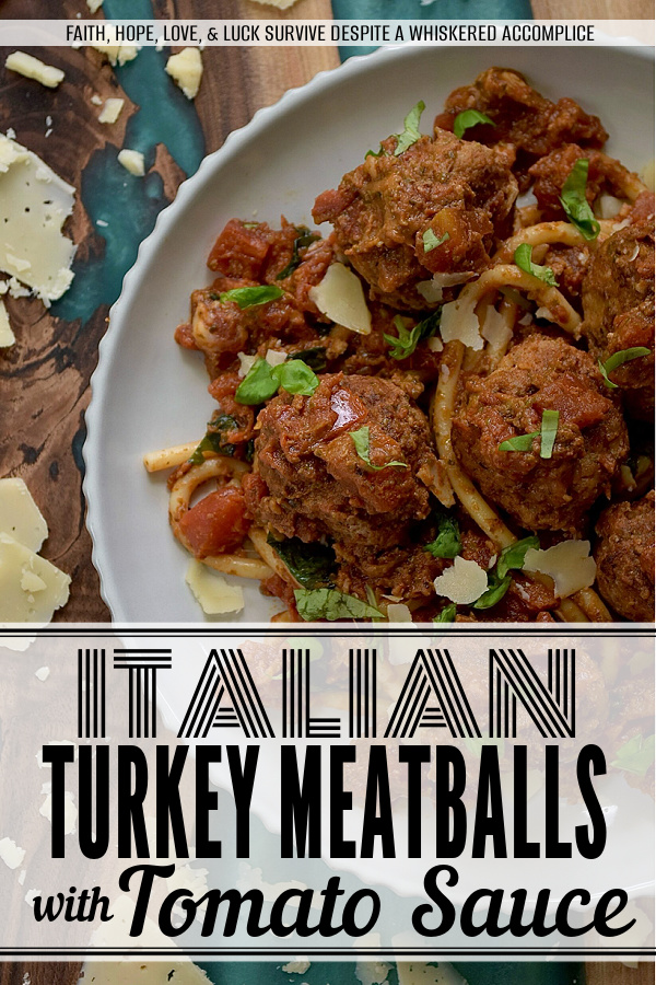 Italian Turkey Meatballs with Tomato Sauce - Forget dry and bland meatballs. These ground turkey meatballs are bursting with flavor thanks to a blend of Italian seasoning, parmesan cheese, and a touch of grated sweet yellow onion. Skillet-browned to perfection and then gently simmered in your favorite store-bought or homemade chunky tomato sauce, these Italian meatballs are simple to prepare and utterly delicious. Whether you serve them with pasta or vegetables, use them to top a pizza, or pile them high on a meatball sub, their versatility and simplicity make them an absolute dream for busy evenings.