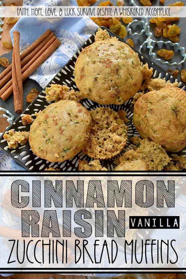 Cinnamon Raisin Vanilla Zucchini Bread Muffins - Got zucchini? Get ready for the best breakfast treat ever. These zucchini bread muffins aren't just good, they're incredibly soft and moist, thanks to the perfect combination of fresh grated zucchini and a box of vanilla instant pudding mix. Every soft, tender bite is full of warm, comforting ground cinnamon and sweet golden raisins, making these muffins the perfect way to start your morning. Seriously, if you have zucchini and love raisins, this is the muffin recipe you need to try.