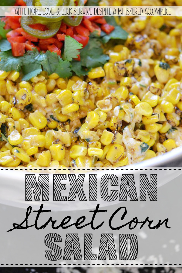 Mexican Street Corn Salad - Looking for a quick and easy Mexican side dish to celebrate Cinco de Mayo? Well then, this is the street corn salad recipe you've been waiting for. Not only is this Mexican Street Corn Salad packed with flavor but it's also a great way to turn frozen corn into a side salad fit for a fiesta.