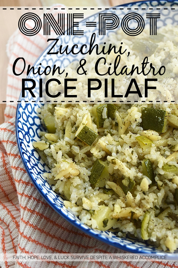 One-Pot Zucchini, Onion, & Cilantro Rice Pilaf - This one-pot rice and pasta pilaf perfectly marries fluffy jasmine rice with tender orzo pasta, creating a soft, buttery side dish that's truly a delight. With fresh cilantro, diced zucchini, and sweet sautéed yellow onion, it’s the ideal companion for everything from a simple weeknight meal to your favorite Mexican feasts. Best of all, it's a brilliant way to use up fresh summer zucchini and a guaranteed crowd-pleaser for even the toughest critics. And, if you have friends at your table who aren’t fans of cilantro, no worries. You can easily swap it out for some fresh parsley instead.