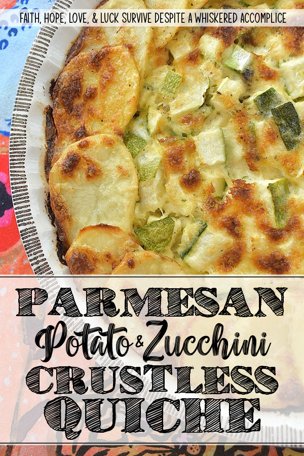 Parmesan Potato & Zucchini Crustless Quiche - If you happen to find yourself craving homemade quiche but don't have the time or desire to fuss with a homemade or store-bought pie crust, this crustless quiche recipe is for you. This easy-to-bake quiche, featuring a combination of freshly grated Parmesan cheese, thinly sliced potatoes, and tender diced zucchini, delivers on both flavor and texture. And, unlike most quiches, which contain vegetables that have turned to absolute mush, this one features vegetables that still retain some of their fantastic firm tenderness. Whether you're planning a meatless breakfast, a leisurely brunch, or a quick, healthy dinner, this simple yet delicious quiche is your new go-to recipe.