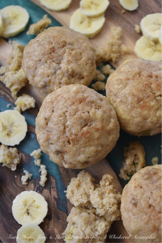 Simple Banana Muffins (2 Bananas = 6 Muffins) - Stop throwing away your overripe bananas; they're not a lost cause, they're a treasure trove of concentrated sweetness, just waiting to be transformed. This simple no-waste recipe transforms just two small to medium-sized bananas into a perfect batch of six fluffy banana-flavored muffins, ideal for a quick breakfast, a satisfying snack, or a delightful coffee break. Want to jazz them up? Easily fold chocolate chips, chopped nuts, or plump raisins either into the batter or sprinkle them on top for an extra burst of texture and flavor. Get ready to turn what looks like forgotten fruit into a warm, homemade treat that's impossible to resist.