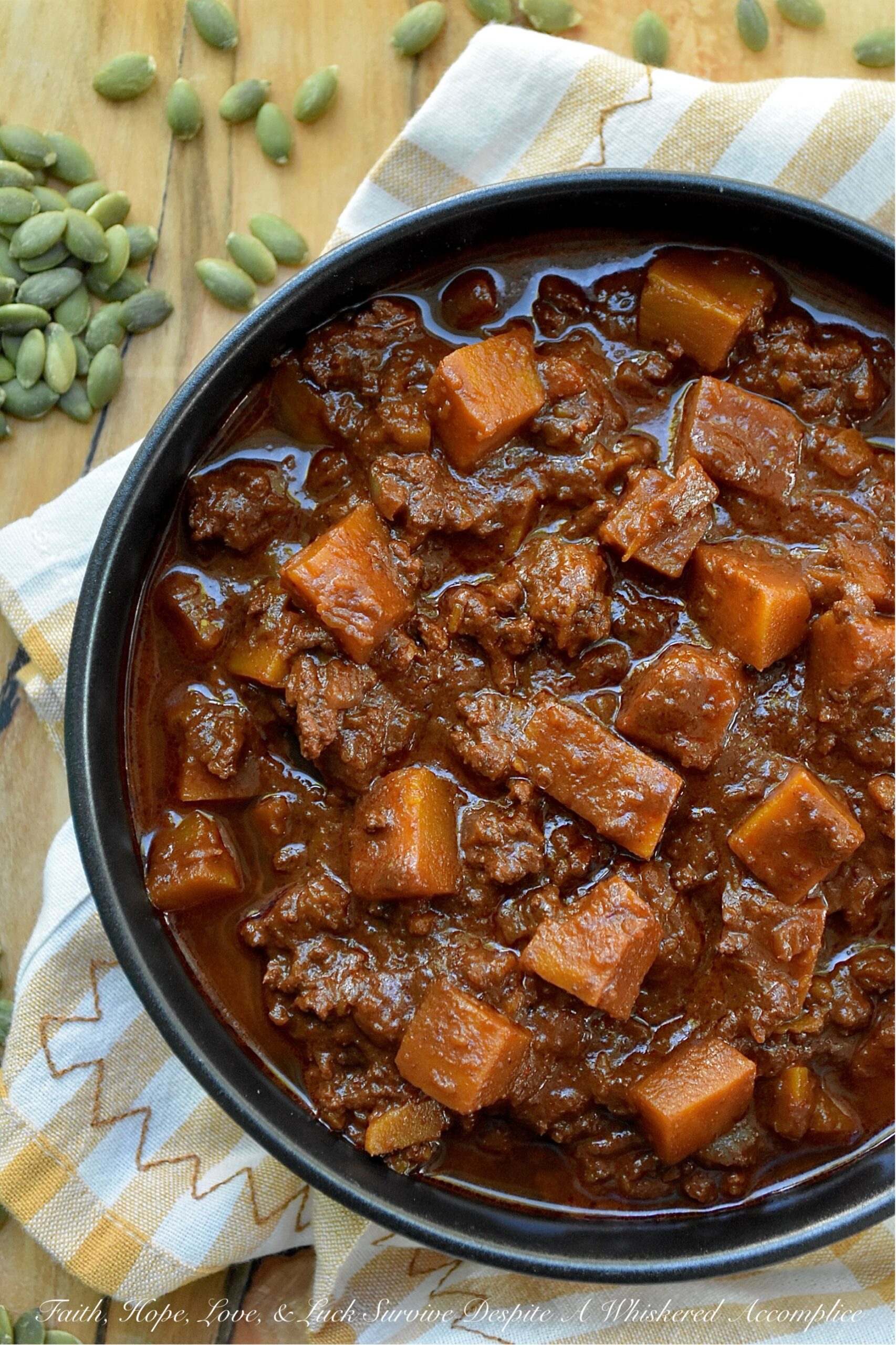 Chunky Pumpkin Ancho Unsweetened Cocoa Chili