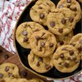 Chocolate Chip Molasses Spice Cookies - What happens when the coziest cookie of the season meets a timeless classic? You get pure, unadulterated magic. Imagine all the warm, chewy, spiced goodness you crave in a molasses spice cookie, but with a generous handful of semi-sweet chocolate chips tossed in for good measure. Think of these Chocolate Chip Molasses Cookies as the more sophisticated, mysterious cousin to the everyday traditional chocolate chip cookie. They're the perfect blend of cozy spice and rich chocolate. A grown-up, more sophisticated chocolate chip cookie that will win you over at first bite.