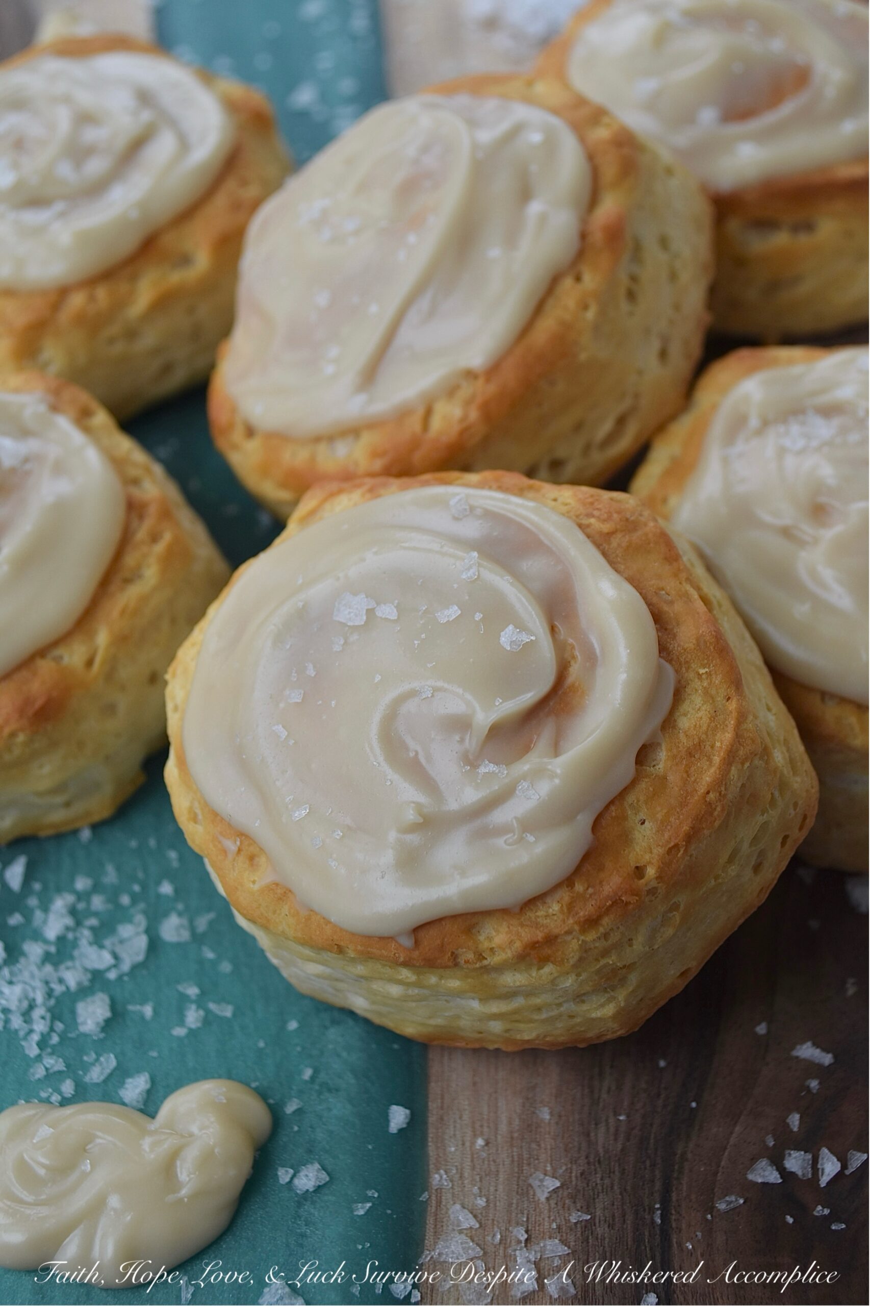 Maple & Buttered Rum Iced Whomp Biscuits