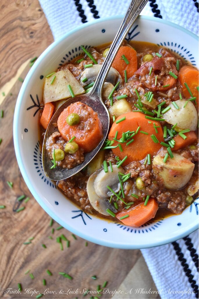 Crockpot Guinness Burger Stew - The Best 17 St. Patrick's Day Recipes - Looking for the perfect recipe to celebrate St. Patrick's Day this year? We've got seventeen of the best Irish holiday recipes to help you get your green on.