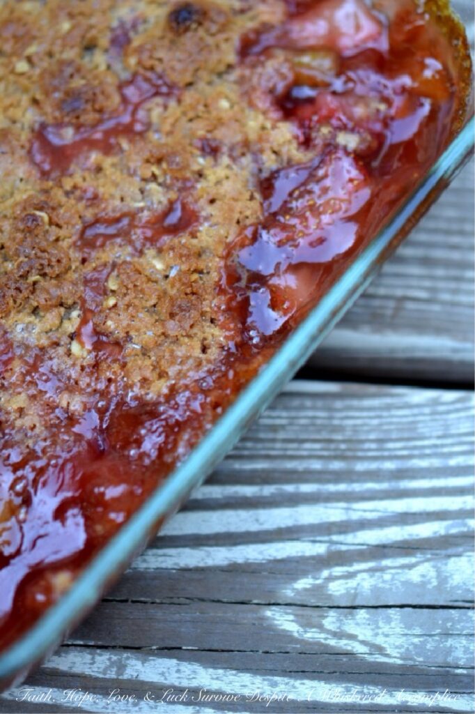 Strawberry Rhubarb Crisp - If you wait too long, you might just miss rhubarb season. Usually only found between mid-spring and mid-summer, rhubarb season is quite short, so make sure to take advantage of it while it's around and make this no-fuss dessert crisp, loaded with fresh, sweet strawberries and tangy rhubarb. This combination of juicy sliced strawberries, tart rhubarb, and crunchy oatmeal crisp topping is one you won't want to miss. So, if you see rhubarb at your local grocery store or farmer's market, don’t hesitate, snag a bundle or two before it vanishes for another year.