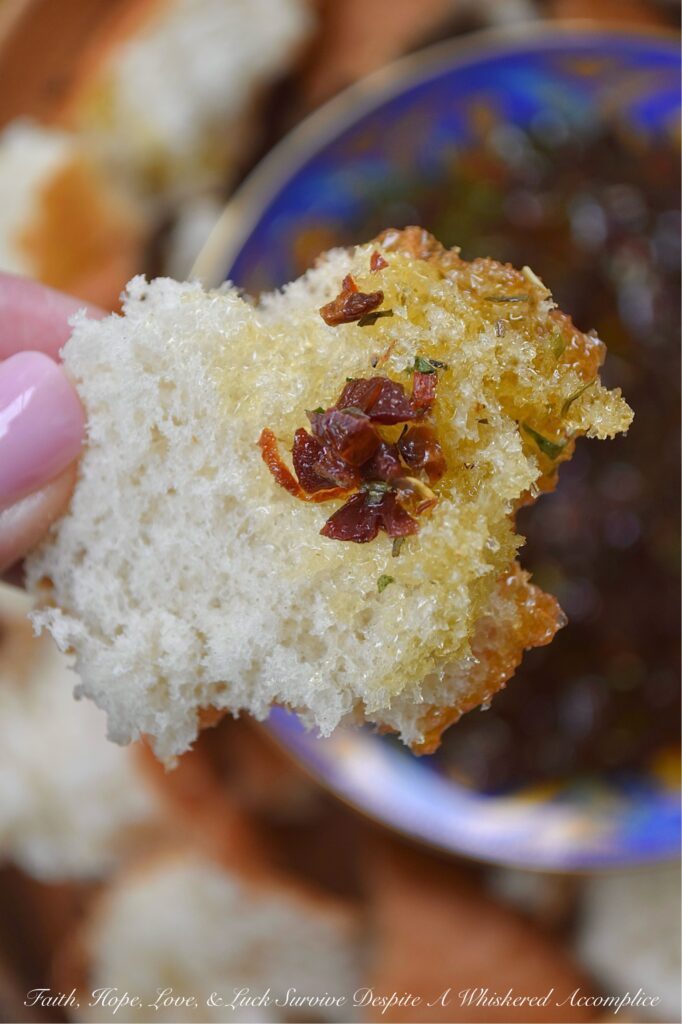 Sun Dried Tomato Italian Dipping Oil for Bread - Forget running to the store for fresh basil or prepping complicated sauces. Whether you’re hosting a last-minute dinner party or simply searching for an easy add-on to a weeknight meal, this sun-dried tomato Italian dipping oil for bread is your new secret weapon. This recipe relies entirely on the flavor-packed punch of dried herbs and spices, along with finely chopped tangy sun-dried tomatoes. This dipping oil is elegant enough for guests, yet effortless enough for a Tuesday night. So grab a bottle of your favorite high-quality olive oil, a crusty loaf of bread, and get ready for this addictive dipping oil to become your newest weekly obsession.