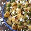 Green Olive & Sun Dried Tomato Potato Salad - Mayonnaise-based potato salads don't always fare well in the sweltering heat of a humid afternoon, so this summer, we’re ditching the mayo in favor of something much brighter, bolder, and infinitely more delicious. This Italian-inspired potato salad with whole pitted green olives and feta cheese is easy to make, holds up perfectly at a barbecue or picnic, and packs a rather serious flavor punch. By infusing olive oil with sun-dried tomatoes, dried herbs, and seasonings, this dressing transforms tender, boiled baby yellow potatoes into a side dish that will have everyone reaching for seconds.