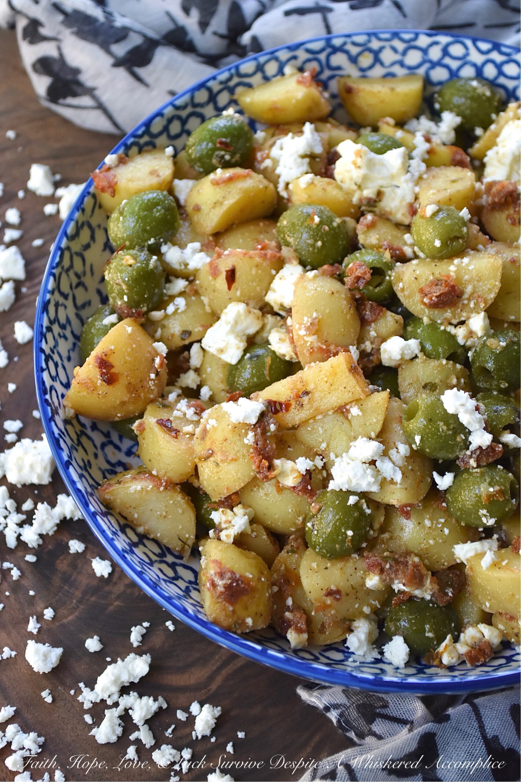 Green Olive & Sun Dried Tomato Potato Salad