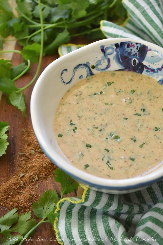 Jerk Seasoned Caribbean Honey Mustard Sauce - Creamy, tangy, sweet, and with just the right amount of heat, this five-ingredient wonder is basically a tropical island paradise in a bowl. If you’re someone who can’t resist honey mustard, fresh cilantro, and a little Caribbean flair, get ready to fall head over heels, because this jerk-seasoned honey mustard is going to instantly become your new go-to sauce for drizzling over chicken, pork, seafood, vegetables, and salads.