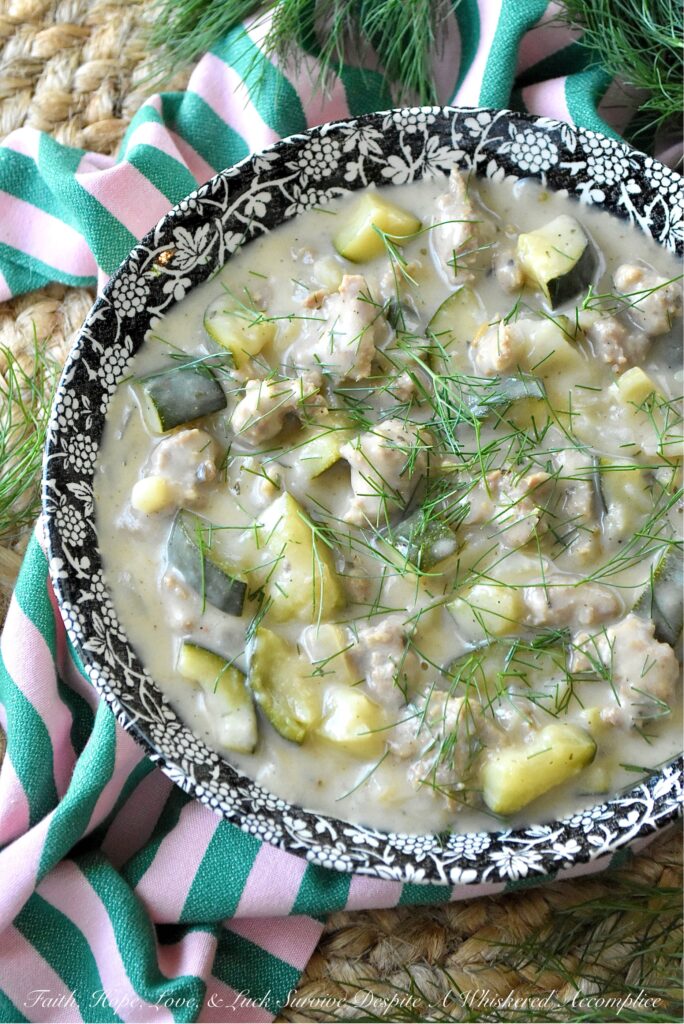Italian Sausage Zucchini, Onion, & Fennel Chowder - Forget everything you know about chowder. No potatoes? No corn? No seafood? That's right. Instead, we’re swapping in savory sweet Italian sausage and garden-fresh veggies like zucchini, onion, and fennel. This one-pot, lighter-than-usual chowder is thick, vibrant, and packed with an unexpected punch of flavor. It’s arguably the most flavorful chowder you’ll make all season.