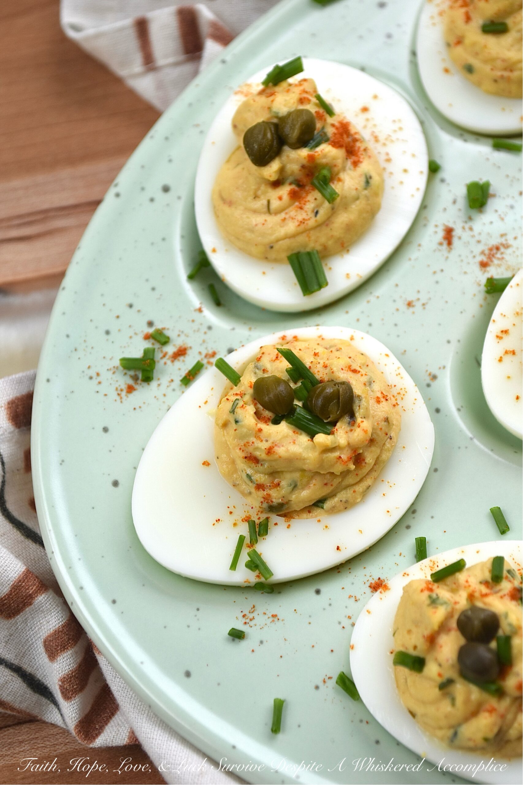 Deviled Eggs with Lemon Caper Remoulade