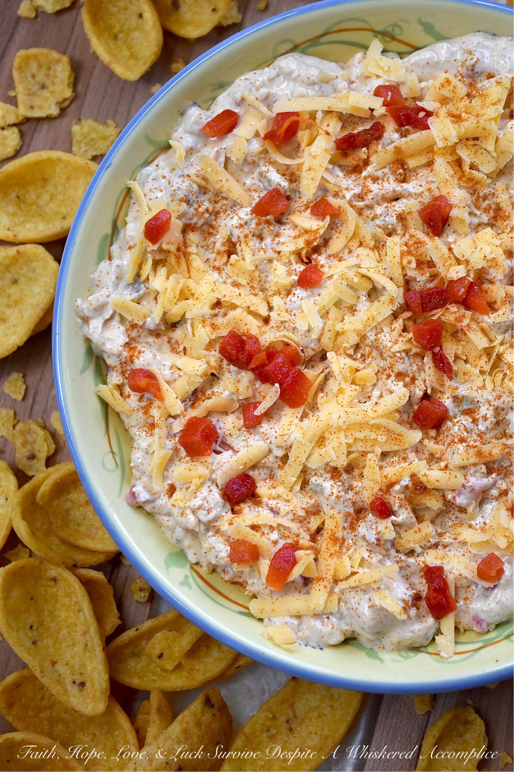 Mexican Green Chile Pimento Cheese Dip