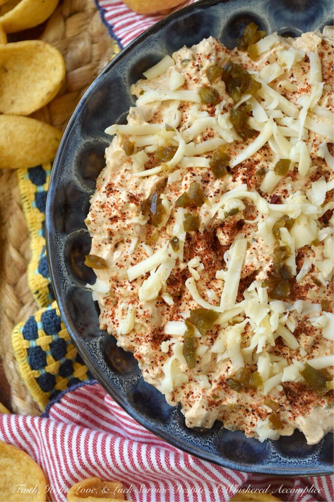 Smoky Southwestern Pepper Jack Cheese Dip - This smoky southwestern pepper jack cheese dip is everything a great appetizer should be. Creamy, cheesy, dangerously addictive, and packed with spicy, smoky flavor that keeps everyone coming back for just one more scoop. With the perfect amount of smokiness and a kick of heat from freshly grated pepper jack and candied jalapeños, it’s the kind of dip that disappears almost the second it hits the table. Best of all? It’s completely customizable. If you live for the fire, go heavy on the jalapeños; if you prefer a gentler warmth, use less. Either way, serve it up with a mountain of salty corn chips and watch it disappear in minutes.