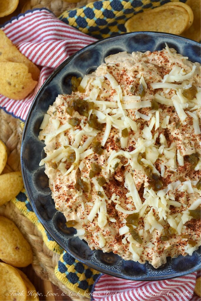 Smoky Southwestern Pepper Jack Cheese Dip - This smoky southwestern pepper jack cheese dip is everything a great appetizer should be. Creamy, cheesy, dangerously addictive, and packed with spicy, smoky flavor that keeps everyone coming back for just one more scoop. With the perfect amount of smokiness and a kick of heat from freshly grated pepper jack and candied jalapeños, it’s the kind of dip that disappears almost the second it hits the table. Best of all? It’s completely customizable. If you live for the fire, go heavy on the jalapeños; if you prefer a gentler warmth, use less. Either way, serve it up with a mountain of salty corn chips and watch it disappear in minutes.