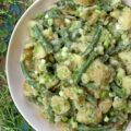 French Green Bean Potato Salad with Fresh Herbs - Featuring buttery-soft baby or little yellow potatoes, the satisfying crunch of fresh green beans, a tangy white wine vinaigrette, and a generous handful of dill, chives, oregano, thyme, and rosemary, this French Green Bean Potato Salad with Fresh Herbs is the perfect summer side dish. Mayonnaise-free, heat-friendly, and bursting with tons of fresh herb flavor, it’s everything a warm-weather side dish should be. Best of all? It can be served chilled or at room temperature. Either way is absolutely delicious.