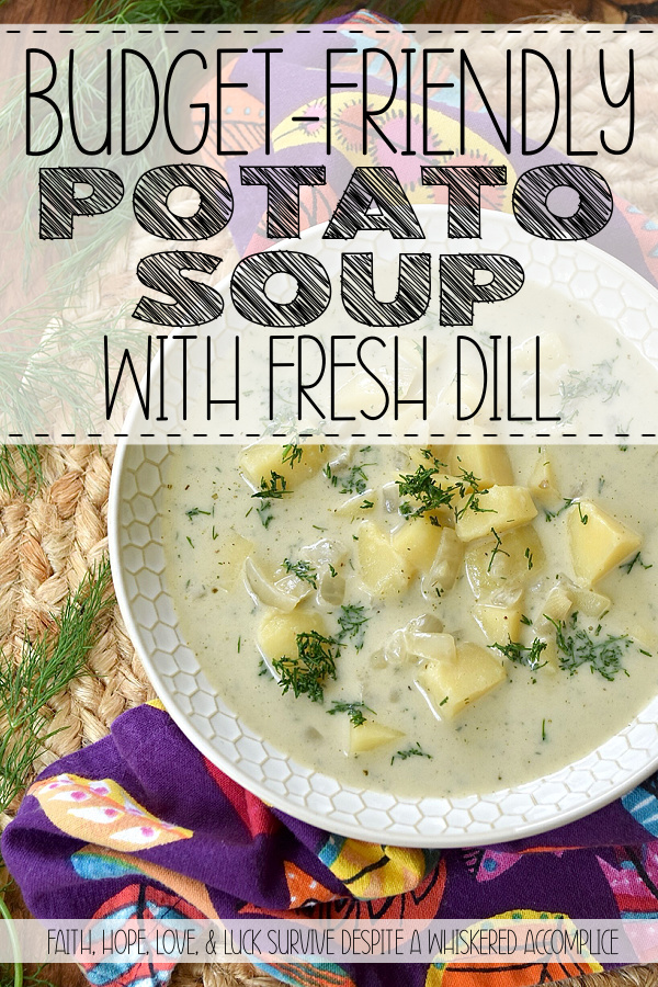 Budget-Friendly Potato Soup with Fresh Dill - It’s time to change the way you look at leftovers. Instead of tossing the bones from your store-bought rotisserie chicken away, drop them into a pot of water and let them simmer into a rich, flavorful chicken broth that puts store-bought cartons to shame. You can then use that homemade broth to make a simple yet cozy potato soup. Packed with creamy Yukon Gold potatoes, a hint of poultry seasoning, and a generous handful of fresh dill, this dish proves that you don't need a hefty grocery budget or fancy ingredients to make something truly extraordinary.