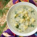 Budget-Friendly Potato Soup with Fresh Dill - It’s time to change the way you look at leftovers. Instead of tossing the bones from your store-bought rotisserie chicken away, drop them into a pot of water and let them simmer into a rich, flavorful chicken broth that puts store-bought cartons to shame. You can then use that homemade broth to make a simple yet cozy potato soup. Packed with creamy Yukon Gold potatoes, a hint of poultry seasoning, and a generous handful of fresh dill, this dish proves that you don't need a hefty grocery budget or fancy ingredients to make something truly extraordinary.