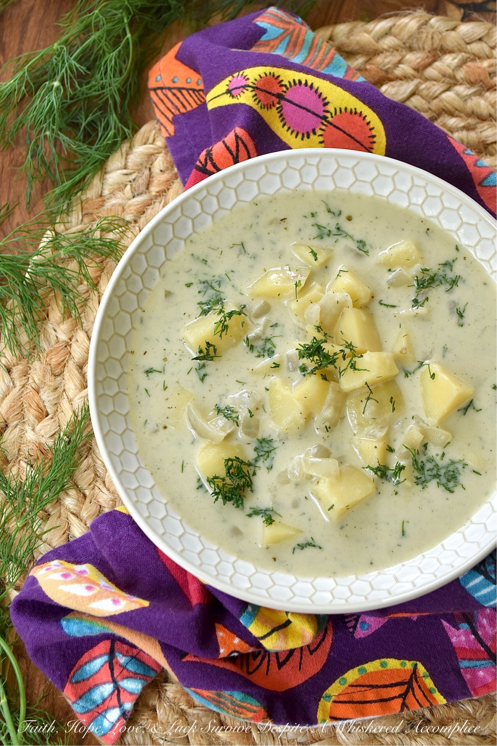 Budget-Friendly Potato Soup with Fresh Dill
