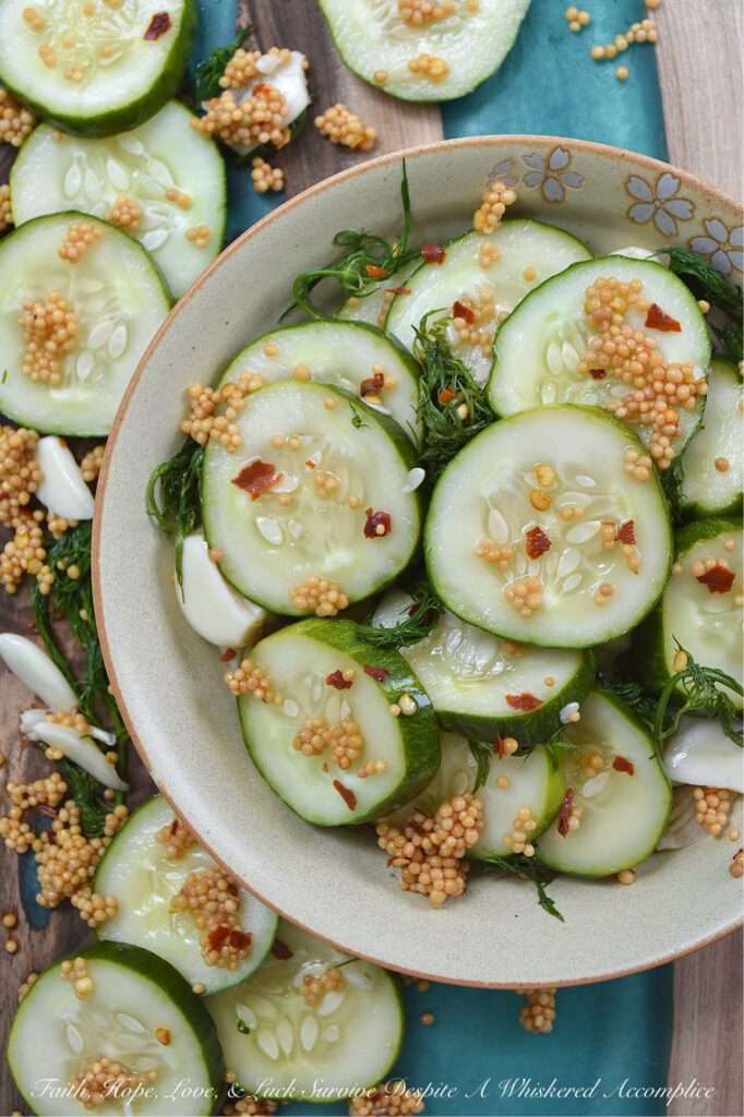 Spicy Quick-Pickled Dill Cucumbers with Garlic - In just a few minutes, you can assemble a spicy jar of garlic and dill quick pickles that taste fresher, crunchier, and infinitely better than anything you'll find sitting on a grocery store shelf. Just layer, cover with brine, shake, and let the fridge work its magic for a few hours. These spicy quick-pickled dill cucumbers with garlic will stay fresh for up to a week in the fridge, that is, assuming they even make it past day one. No fancy canning equipment and no melting over a hot stove in the middle of summer.