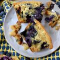 Cornmeal Muffins with Fresh Blueberries - Bursting with fresh, juicy blueberries, these simple, rustic blueberry muffins are incredibly moist, with a tender, soft crumb that is perfectly balanced by the light crunch and subtle sweetness of cornmeal. Whether you’re pairing them with a savory quiche for a lazy weekend brunch, serving them alongside a warm bowl of soup on a chilly evening, or just grabbing one to go with a cup of coffee on a busy weekday morning, they hit the spot every single time.