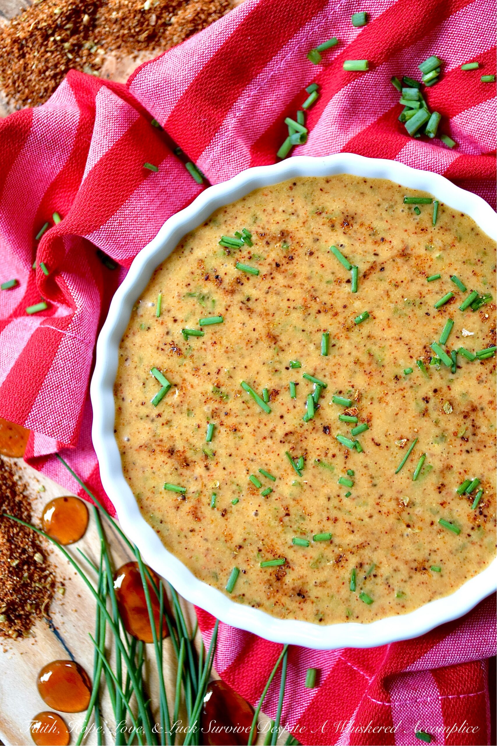 Smoky Southwestern Honey Mustard with Chives