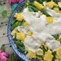 Creamy Italian Ranch Corn & Green Bean Salad - Bursting with fresh seasonal vegetables, packed with satisfying crunch, and tossed in a homemade dressing that marries zesty Italian seasoning with creamy ranch goodness, every crunchy bite of this fresh corn and green bean summer salad delivers ultimate flavor. If you’re obsessed with ranch dressing, Italian seasoning, and farm-fresh summer veggies, you'll simply adore this creamy corn and green bean salad.