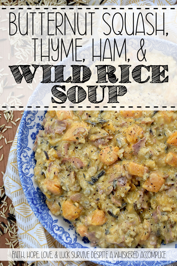 Butternut Squash, Thyme, Ham, & Wild Rice Soup - If you’re looking for a wild rice soup that pretty much screams autumn, this Butternut Squash, Thyme, Ham & Wild Rice Soup is it. With tender bite-size chunks of butternut squash, the nutty flavor of wild rice, and salty little bites of deli ham that make every spoonful feel like a treat, this soup is destined to become a family fall favorite. And with the generous addition of heavy cream, this soup is creamy, comforting, and pretty much tastes like autumn decided to stick around for dinner. This is the kind of soup you'll want to enjoy year-round.