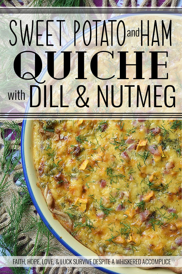 Sweet Potato and Ham Quiche with Dill & Nutmeg - This fluffy quiche masterpiece is packed with hearty diced sweet potato that keeps just the right amount of bite, savory diced salty ham, and a generous amount of sharp cheddar cheese. With a hint of fresh dill and freshly grated nutmeg, it’s a complete, all-in-one meal that feels gourmet yet comforting. Whether you whip up a homemade crust or take a shortcut with store-bought, this is one egg casserole your family is going to ask for, again and again.