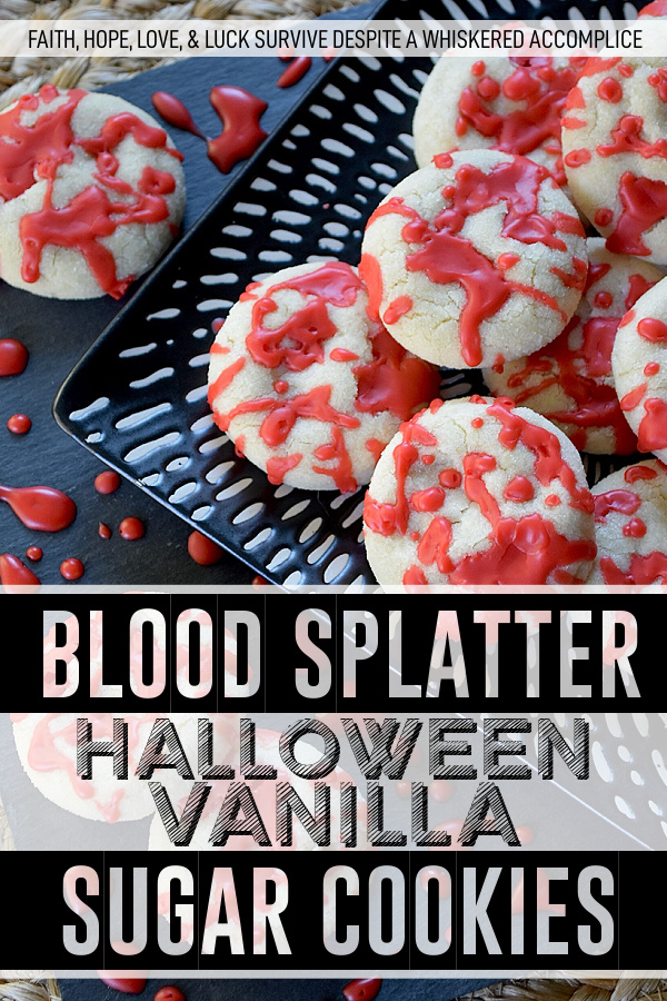 Blood Splatter Halloween Vanilla Sugar Cookies - Whether you’re hosting a spooktastic Halloween party or just want to thrill the little monsters after school on an October evening, these sugar cookies are guaranteed to be a bloody good time. Featuring a quick and easy dough that requires no chilling, these festive cookies are wonderfully kid-friendly and an absolute blast to decorate. Edible horror has never looked or tasted so good.