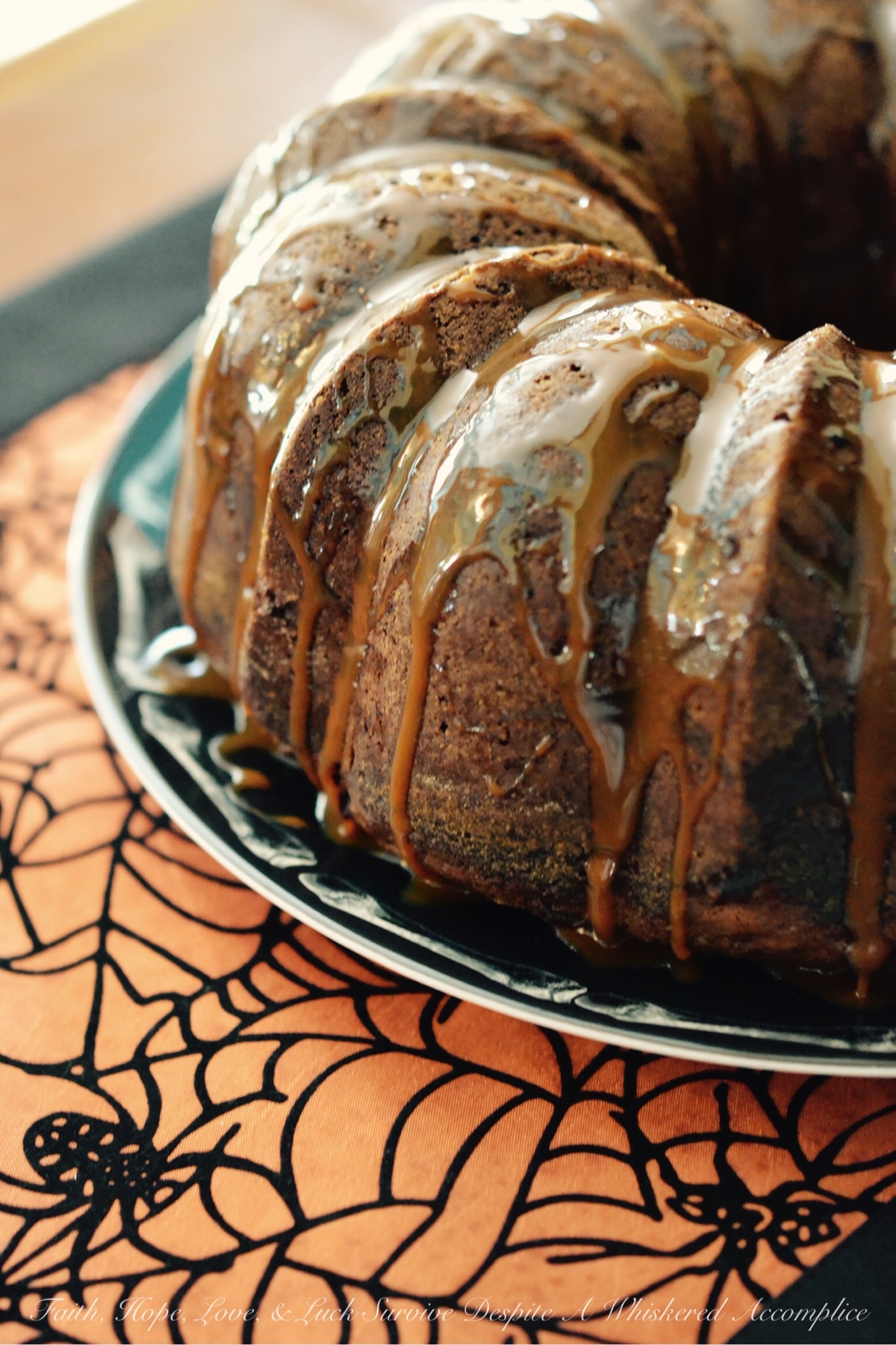 Autumn Apple Cream Cheese Cake - This delicious caramel-drizzled apple Bundt cake is the perfect way to enjoy the flavors of fall. With its seasonal spices like cinnamon and nutmeg, it will fill your home with the inviting aromas of autumn. This moist and fluffy apple-filled cake is perfectly complemented with a creamy cream cheese filling and a decadent caramel drizzle. It's a truly irresistible combination that will have everyone asking for seconds. This cake is a great way to enjoy a flavorful slice of fall heaven.
