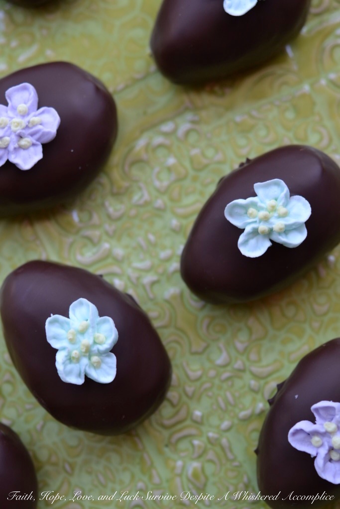 Retro Peanut Butter Easter Eggs - Imagine the creamy, peanut butter goodness of traditional church-style chocolate-covered eggs combined with the delightful, melt-in-your-mouth texture of retro potato candy. The result? These sweet and festive Retro Peanut Butter Easter Eggs. Forget generic, store-bought peanut butter eggs; these homemade treats, filled with a combination of peanut butter, mashed potatoes, and powdered sugar, are coated in rich semi-sweet chocolate and are sure to become your new Easter favorite. They're perfect for celebrating the holiday and will make a fantastic addition to any Easter basket.